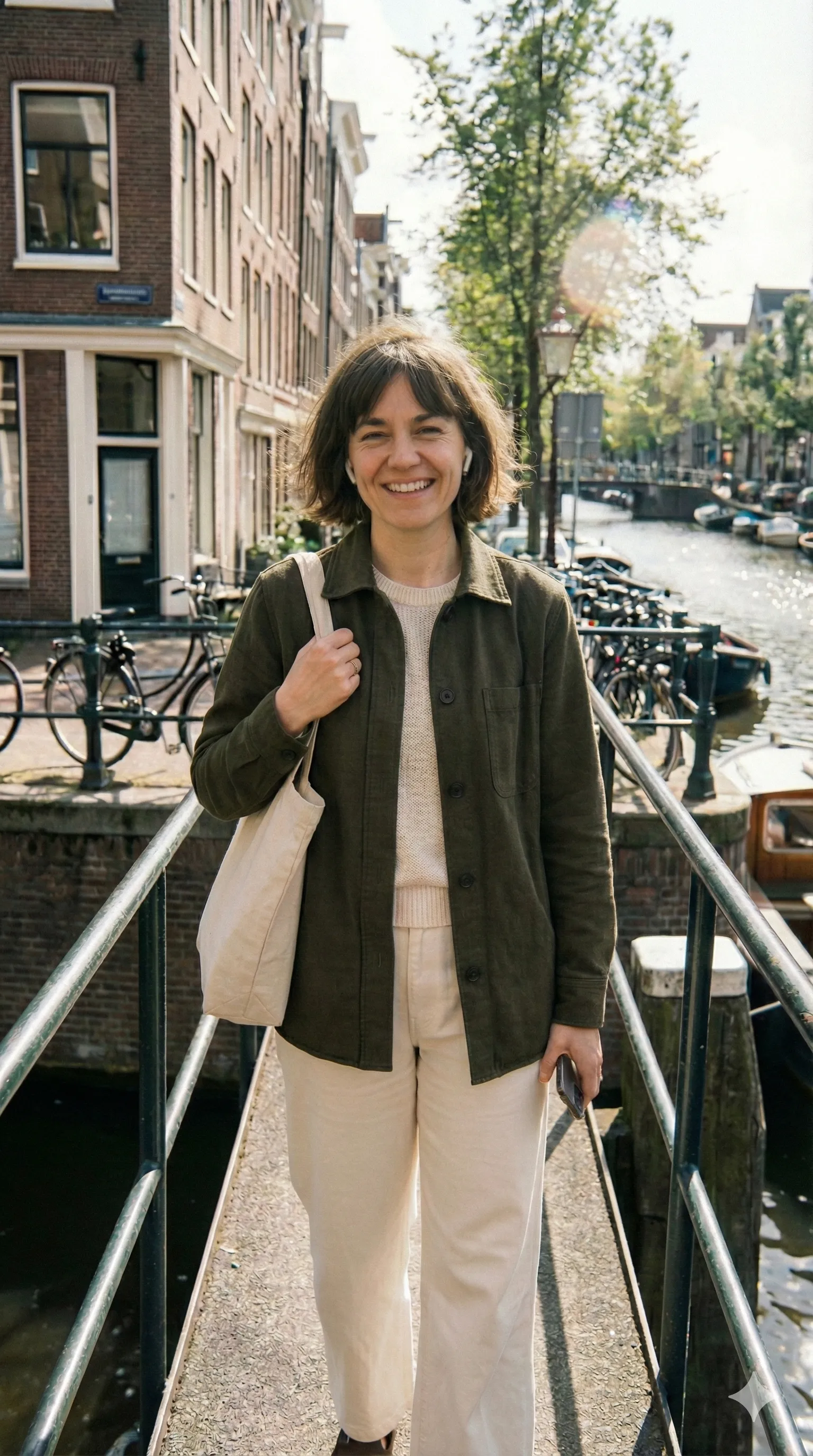 Friends exploring Amsterdam together