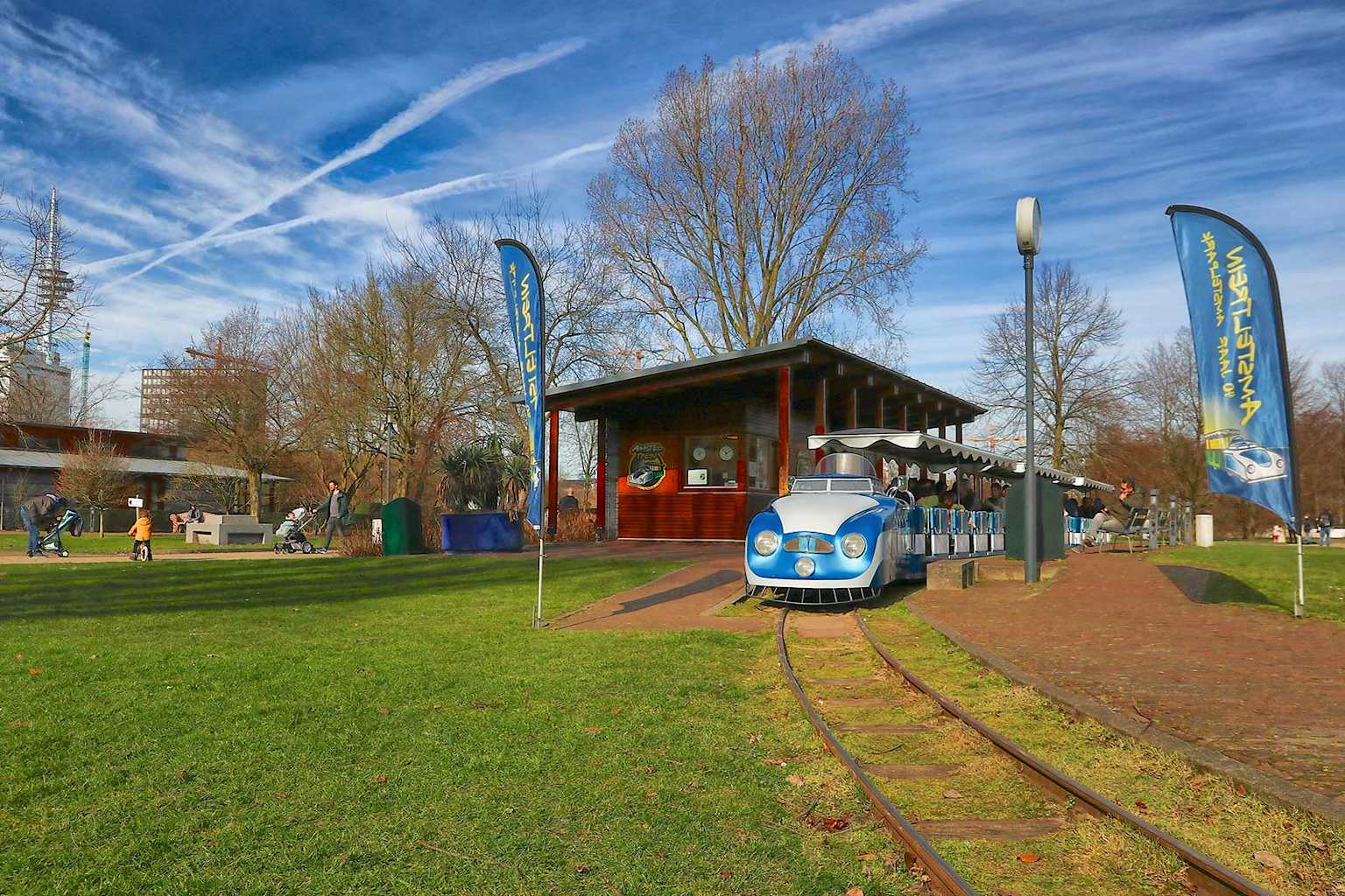 Amstelpark miniature railway in Amsterdam